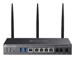 TP-Link Omada DR3650v V1 - Gateway - 1GbE - Wi-Fi 6 - 2.4 GHz, 5 GHz - analogue ports: 2 - digital ports: 1 - cloud-managed desktop / wall mountable