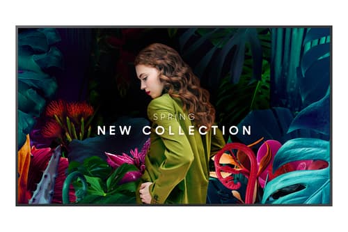 Samsung QB85C-N - 85" Diagonal Class QBC Series LED-backlit LCD display - Crystal UHD - digital signage - Tizen OS - 4K UHD (2160p) 3840 x 2160