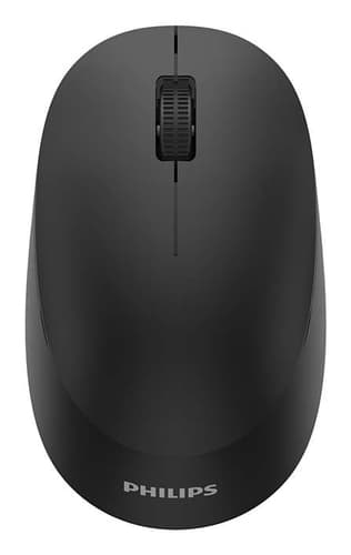 Philips SPK7307B - 3000 Series - mouse - ergonomic - right and left-handed - optical - 3 buttons - wireless - 2.4 GHz - USB wireless receiver