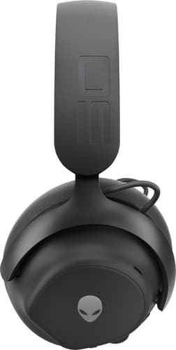 Alienware Pro Wireless Gaming Headset - Headset - full size - Bluetooth / 2.4 GHz radio frequency - wireless, wired - active noise cancelling - USB - Dark Side of the Moon — view 6