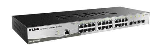 D-Link DGS 1210-28/ME - Switch - Managed - 24 x 10/100/1000 + 4 x Gigabit SFP - rack-mountable — view 4