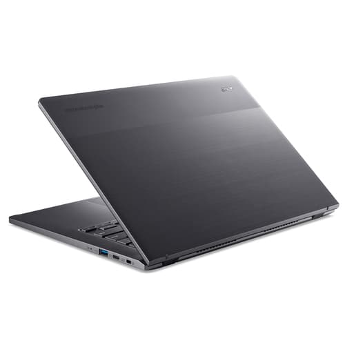 Acer Chromebook Plus 514 CBE594-1T - Intel Core i3 - N305 / up to 3.8 GHz - Chrome OS - UHD Graphics - 8 GB RAM - 256 GB SSD NVMe - 14" IPS touchscreen 1920 x 1080 (Full HD) - Wi-Fi 6E - steel grey - kbd: UK — view 6