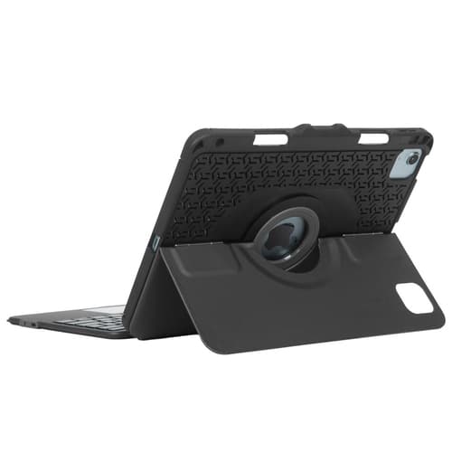 Targus Versavu - Keyboard and folio case - with trackpad - backlit - wireless - Bluetooth 5.0 - QWERTZ - German - black — view 7