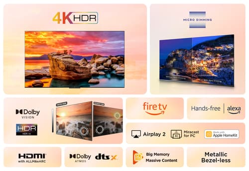 TCL PF650K 50 LED 4K HDR SMART FIRE — view 4