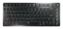CHERRY KW X ULP 2.0 MINI - Keyboard (pouch) - 75% - compact - backlit - wireless - 2.4 GHz, Bluetooth 5.2, USB - QWERTY - US - key switch: CHERRY MX Ultra Low Profile - black thumbnail 1