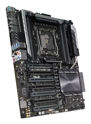 ASUS WS X299 SAGE/10G - Motherboard - SSI CEB - LGA2066 Socket - X299 Chipset - USB 3.1 Gen 1, USB-C Gen2, USB 3.1 Gen 2 - 2 x 10 Gigabit LAN - HD Audio (8-channel) — view 6