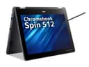 Acer Chromebook Spin 512 R856TN-TCO - Flip design - Intel N-series - N100 / up to 3.4 GHz - Chrome OS - UHD Graphics - 8 GB RAM - 64 GB eMMC - 12" IPS touchscreen 1366 x 912 (HD+) - Wi-Fi 6E - shale black - kbd: UK thumbnail 1