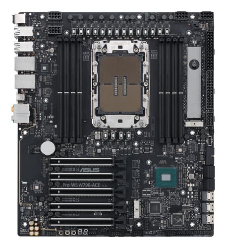 ASUS PRO WS W790-ACE Intel W790 LGA 4677 (Socket E) SSI CEB — view 3