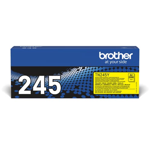 Brother TN245Y - Yellow - original - toner cartridge - for Brother DCP-9015, DCP-9020, HL-3140, HL-3150, HL-3170, MFC-9140, MFC-9330, MFC-9340 — view 1