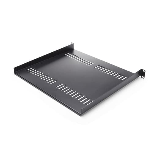 StarTech.com 2-Pack 1U Server Rack Shelf, Vented, 44lb Capacity, 16" Deep (CABSHELF116V2PK) - Rack shelf - black - 1U - 19" (pack of 2) — view 10