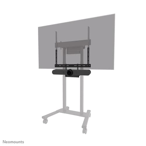 Neomounts AV60-500BL - Mounting kit (mount bracket, laptop shelf) - for video bar / laptop - universal - black - screen size: 43"-110" - VESA-mountable
