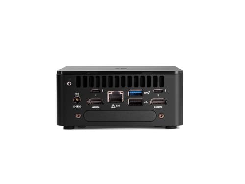 ASUS NUC 12 Pro Tall Kit RNUC12WSHi50000I - Barebone - mini PC no CPU - RAM 0 GB - Intel Iris Xe Graphics - Gigabit Ethernet, 2.5 Gigabit Ethernet, Bluetooth 5.2, IEEE 802.11ax (Wi-Fi 6E) - black
