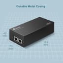 TP-Link TL-POE170S V2 - PoE injector - gigabit - AC 100-240 V - 60 Watt - output connectors: 1 thumbnail 5