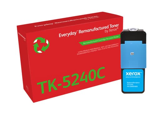 Everyday - Cyan - compatible - box - remanufactured - toner cartridge (alternative for: Kyocera TK-5240C) - Green World Alliance return programme