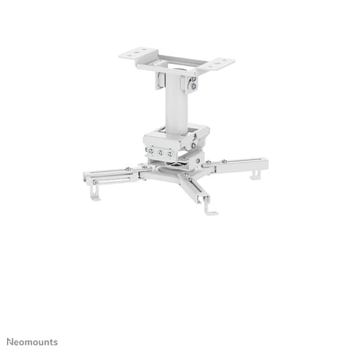 Neomounts CL25-530WH1 - Mounting kit (ceiling mount) - full-motion - for projector - easy-install, height 25.5 cm - steel - white — view 3