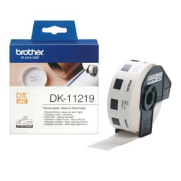 Brother DK-11219 - Black on white - Roll (1.2 cm) 1200 pcs. (1 roll(s) x 1200 labels - for Brother QL-1050, QL-1060, QL-500, QL-550, QL-560, QL-570, QL-580, QL-650, QL-700, QL-720