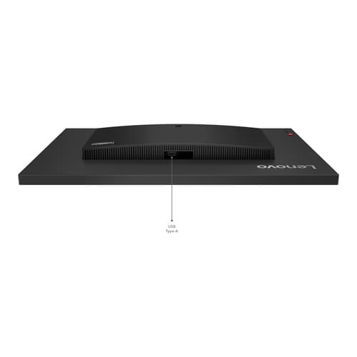 Lenovo ThinkVision T24d-30 - LED monitor - 24" - 1920 x 1200 WUXGA - IPS - 300 cd/m� - 1500:1 - 4 ms - HDMI, VGA, DisplayPort - speakers - raven black — view 10