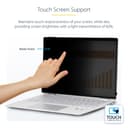 StarTech.com 14-inch 16:10 Touch Privacy Screen, Anti-Glare Privacy Filter, Laptop Monitor Screen Protector with +/- 30 Deg. View Angle, Flip-Over - 51% Blue Light Reduction (14LT6-PRIVACY-SCREEN) - Notebook privacy filter - adhesive, hinge tabs, flip hinges - 16"