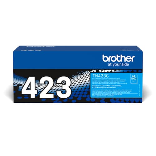 Brother TN423C - Jumbo Yield - cyan - original - toner cartridge - for Brother DCP-L8410, HL-L8260, HL-L8360, MFC-L8690, MFC-L8900