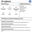 HP ProBook 4 G1i Notebook AI - 177-degree hinge design - Intel Core Ultra 5 - 225U / up to 4.8 GHz - Win 11 Pro - Intel Graphics - 16 GB RAM - 512 GB SSD NVMe - 16" IPS 1920 x 1200 - Gigabit Ethernet - Wi-Fi 7, Bluetooth - pike silver aluminium - kbd: UK thumbnail 12