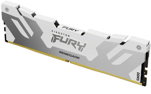 Kingston FURY Renegade - DDR5 - module - 16 GB - DIMM 288-pin - 8000 MT/s / PC5-64000 - CL38 - 1.45 V - unbuffered - on-die ECC - white & silver