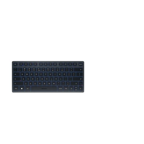 CHERRY KW 7100 MINI BT - Keyboard - wireless - Bluetooth 5.1 - QWERTY - Europe - key switch: CHERRY SX - slate blue
