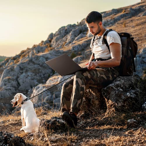 ASUS ProArt P16 OLED H7606WI-ME025W - AMD Ryzen AI 9 - HX 370 / up to 5.1 GHz - Win 11 Home - GeForce RTX 4070 - 32 GB RAM - 1 TB SSD NVMe - 16" OLED touchscreen 3840 x 2400 (4K) - Wi-Fi 7, Bluetooth - nano black — view 8