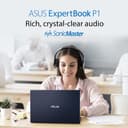 ASUS ExpertBook P1 P1503CV-i582X - Intel Core i5 - 13420H / up to 4.6 GHz - Win 11 Pro - UHD Graphics - 8 GB RAM - 256 GB SSD NVMe - 15.6" TN 1920 x 1080 (Full HD) - Gigabit Ethernet - Wi-Fi 6, Bluetooth - misty grey - with 1 year ASUS ZenCare