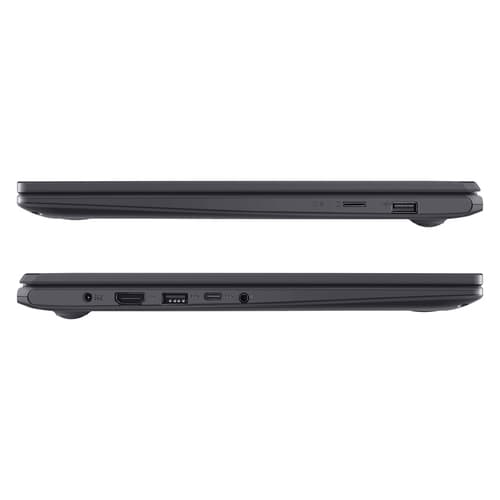 ASUS Vivobook Go 15 E510KA-EJ562WS - 180-degree hinge design - Intel Celeron - N4500 / up to 2.8 GHz - Win 11 Home in S mode - UHD Graphics - 4 GB RAM - 128 GB eMMC - 15.6" TN 1920 x 1080 (Full HD) - Wi-Fi 5 - star black — view 8