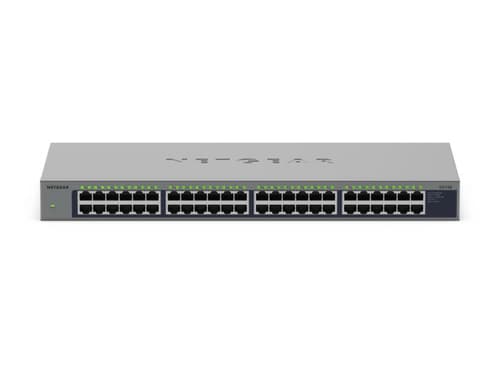 NETGEAR GS748 - Switch - unmanaged - 48 x 10/100/1000 - desktop, wall-mountable