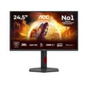 AOC Gaming Q25G4SR - LED monitor - gaming - 25" (24.5" viewable) - 2560 x 1440 QHD @ 300 Hz - IPS - 400 cd/m� - 1000:1 - DisplayHDR 400 - 0.3 ms - 2xHDMI, DisplayPort - speakers - black, red thumbnail 1