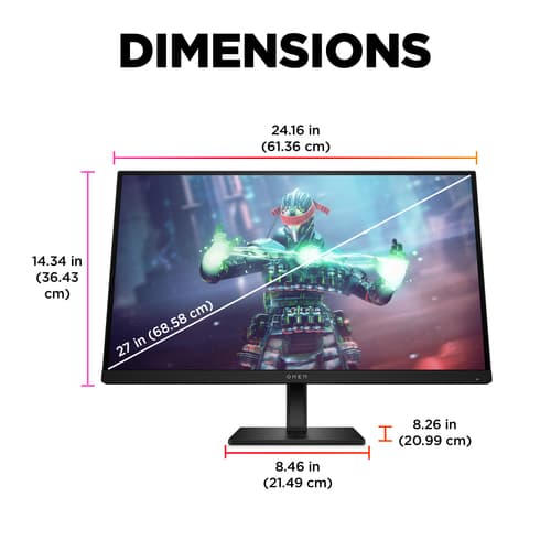 OMEN 27K UHD 144HZGAMINGMONITOR — view 6