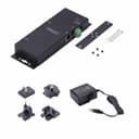 StarTech.com 2P Serial to Ethernet Adapter, IP LAN to RS232 DB9 Converter - Device server - 2 ports - 100Mb LAN, RS-232 - wall / DIN rail mountable - TAA Compliant