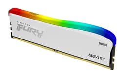 Kingston FURY Beast - RGB Special Edition - DDR4 - module - 16 GB - DIMM 288-pin - 1800 MHz / PC4-28800 - CL18 - unbuffered - non-ECC - white
