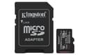 Kingston Canvas Select Plus - Flash memory card (microSDXC to SD adapter included) - 128 GB - A1 / Video Class V10 / UHS-I U1 / Class10 - microSDXC UHS-I thumbnail 1