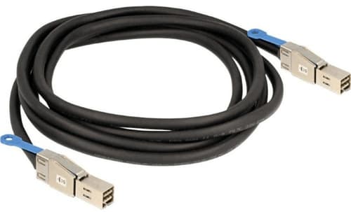 Lenovo - SAS external cable - 36 pin 4x Mini SAS HD (SFF-8644) (M) to 36 pin 4x Mini SAS HD (SFF-8644) (M) - 3 m - for ThinkSystem DE4000H Hybrid