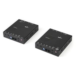 StarTech.com 4K HDMI Over IP Extender - 4K 30Hz - Video Control Software App - HDMI Extender - HDMI Extension - AV Over IP (ST12MHDLAN4K) - Video/audio/infrared/serial extender - 1GbE - up to 100 m - for P/N: ST12MHDLAN4R, VIDWALLMNT