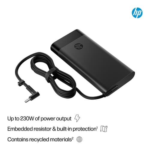 HP Smart - Power adapter - AC - 230 Watt - United Kingdom — view 3