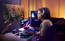 Iiyama DSG3001C-R1 - Mounting kit - adjustable arm - for LCD display - black, dynamic red - screen size: 17"-30" - desk-mountable thumbnail 13