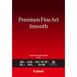 Canon Premium Fine Art Smooth FA-SM2 - Smooth - 16.5 mil - A3 Plus (330.2 x 482.6 mm) - 310 g/m� - 82 lbs - 25 sheet(s) photo paper