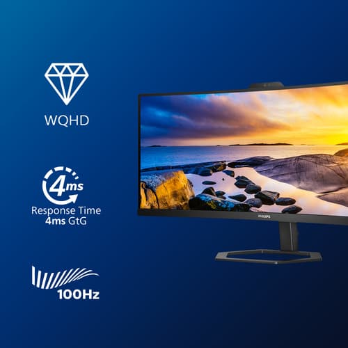 Philips 34E1C5600HE - 5000 Series - LED monitor - curved - 34"