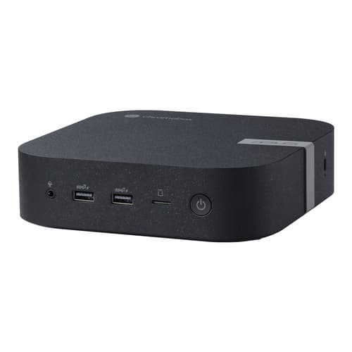 ASUS Chromebox 5 G5104UN - Mini PC - 1 x Core i5 1240P / up to 4.4 GHz - RAM 8 GB - SSD 128 GB - Intel Iris Xe Graphics - Gigabit Ethernet, 2.5 Gigabit Ethernet, Bluetooth 5.2, IEEE 802.11ax (Wi-Fi 6E) - Chrome OS - monitor: none - eco black