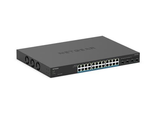 NETGEAR Smart MS324TXUP - Switch - 2+/L3 Lite - smart - 24 x 100/1000/2.5G (PoE++) + 4 x 10 Gigabit SFP+ (uplink) - rack-mountable, desktop - PoE++ (720 W)