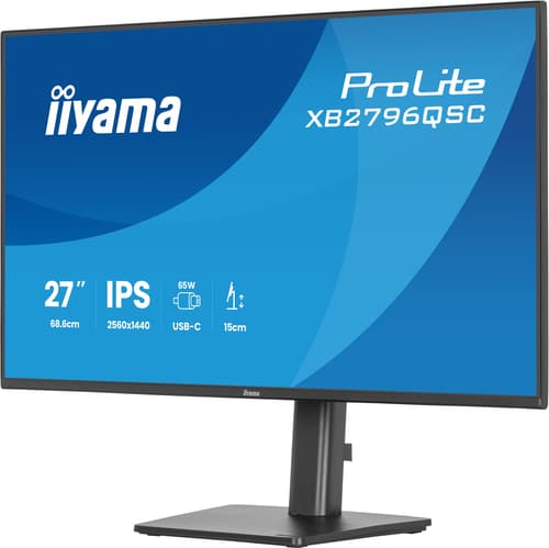 iiyama ProLite XB2796QSC-B1 - LED monitor - QHD - 27" — view 5