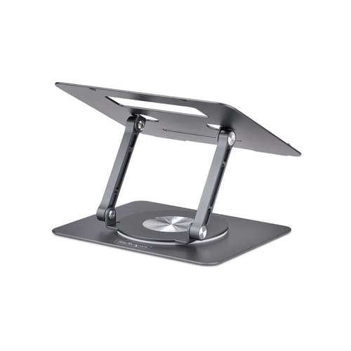 StarTech.com - Notebook stand - 360� rotating base - desktop - silver — view 3