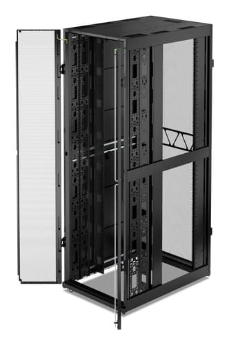 APC NetShelter SX Gen 2 - Rack cabinet - 2436H x 750W x 1200D mm, with sides - floor-standing - black - 52U - 19" - TAA Compliant — view 5