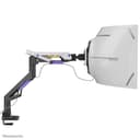 Neomounts ACE DS70-256BL1 - Mounting kit (articulating arm) - full-motion - for flat panel - gaming - steel - black - screen size: 24"-57" - desk-mountable thumbnail 14