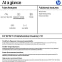 HP Workstation Z2 G1i - SFF 1 x Core Ultra 7 265 / up to 5.3 GHz - RAM 32 GB - SSD 1 TB - NVMe - RTX A1000 - Gigabit Ethernet, IEEE 802.11ax (Wi-Fi 6), IEEE 802.11be (Wi-Fi 7), Bluetooth 5.4 - Win 11 Pro - monitor: none - keyboard: UK - black - Smart Buy thumbnail 3