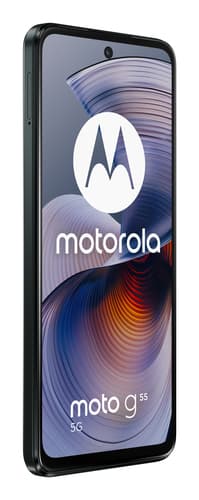 Motorola Moto G55 - 5G smartphone - dual-SIM - RAM 8 GB / Internal Memory 256 GB - microSD slot - LCD display - 6.49" - 2400 x 1080 pixels (120 Hz) - 2x rear cameras 50 MP, 8 MP - front camera 16 MP - forest grey — view 4
