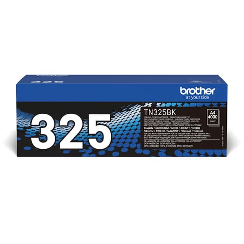 Brother TN325BK - High Yield - black - original - toner cartridge - for Brother DCP-9055, DCP-9270, HL-4140, HL-4150, HL-4570, MFC-9460, MFC-9465, MFC-9970